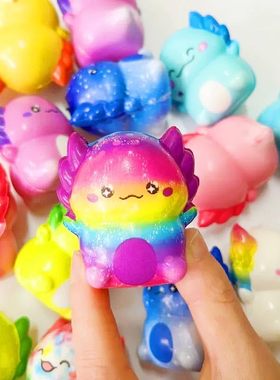 12Pack Axolotl Slow Squishy Toys Soft Stress Relief Fidgets