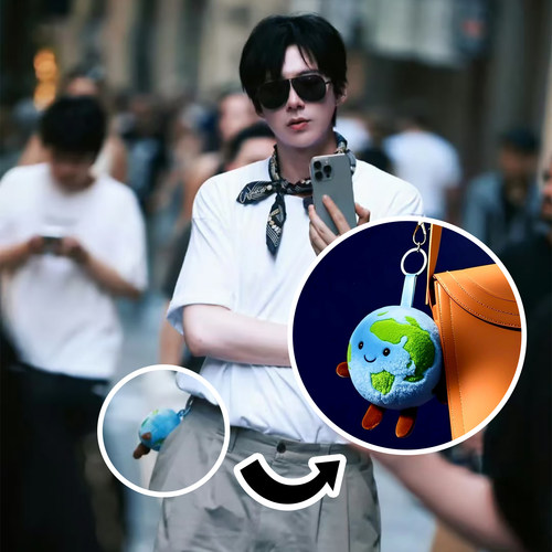 刘宇宁地球超新鲜同款小地球挂件