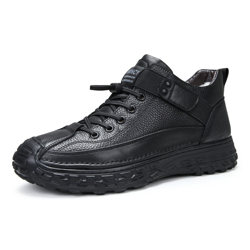 FOREIGN TRADE ORIGINAL SINGLE TAIL GOODS BROKEN CODE CLEARANCE 2023 WINTER NEW CASUAL VELVET SHOES VERSATILE FASHION SNEAKERS MEN