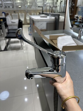 美标卫浴洁具医用台盆龙头单孔面盆龙头FFAS1261长柄龙头