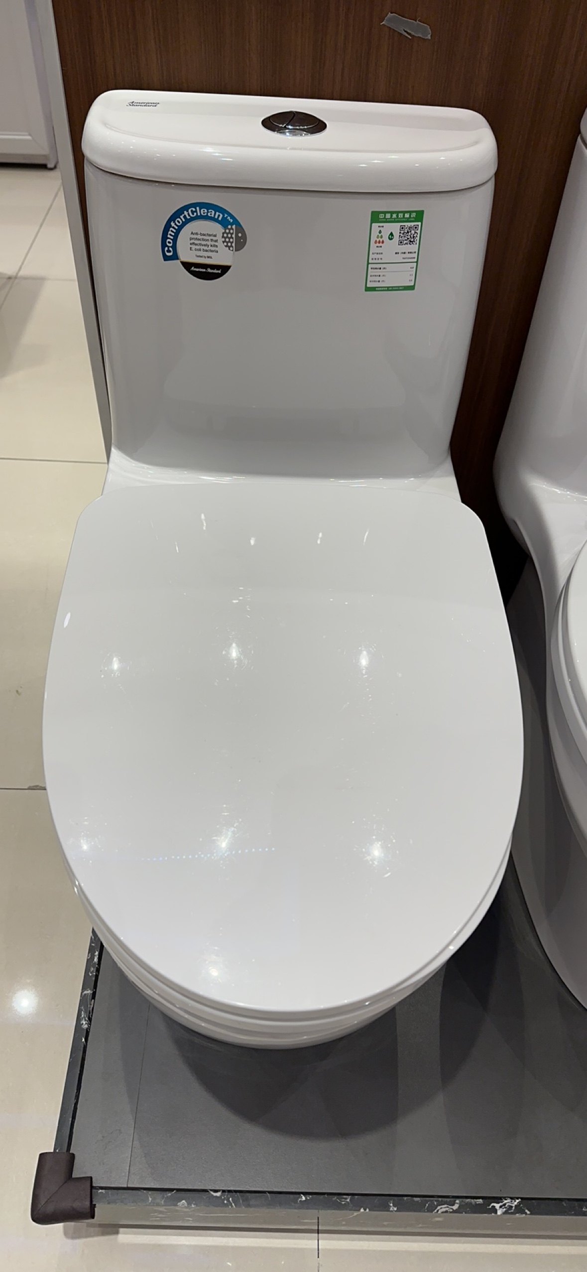 美标连体马桶坐便器直冲式1031252080洛文系列家用坐厕