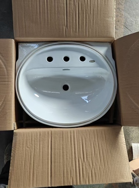 TOTO洁具卫浴陶瓷洗脸盆台下盆LW582B八寸白色