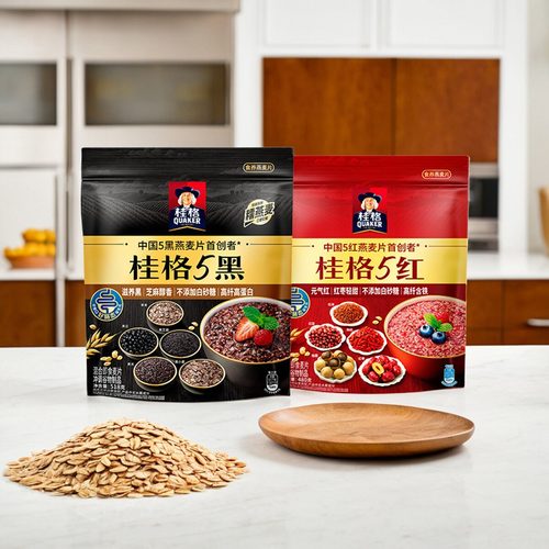 桂格即食混合枸杞红枣燕麦片新品