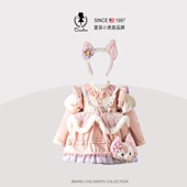 Fish玲娜贝儿公主裙女童洛丽塔宝宝生日加绒加厚女孩裙子冬装