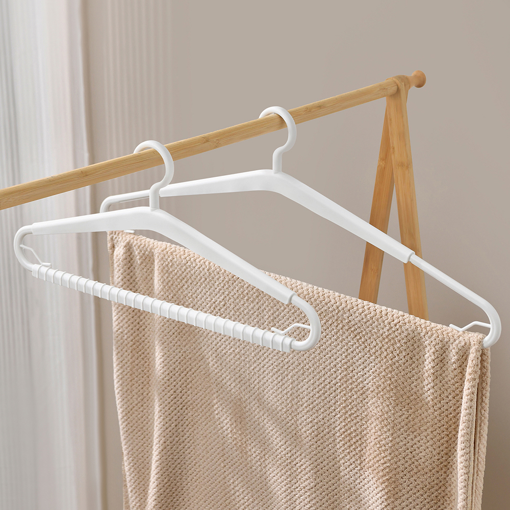 可伸缩衣架阳台晾被子浴巾专用