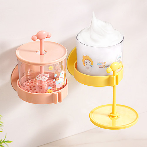 日本家用洗面奶手动发泡神器