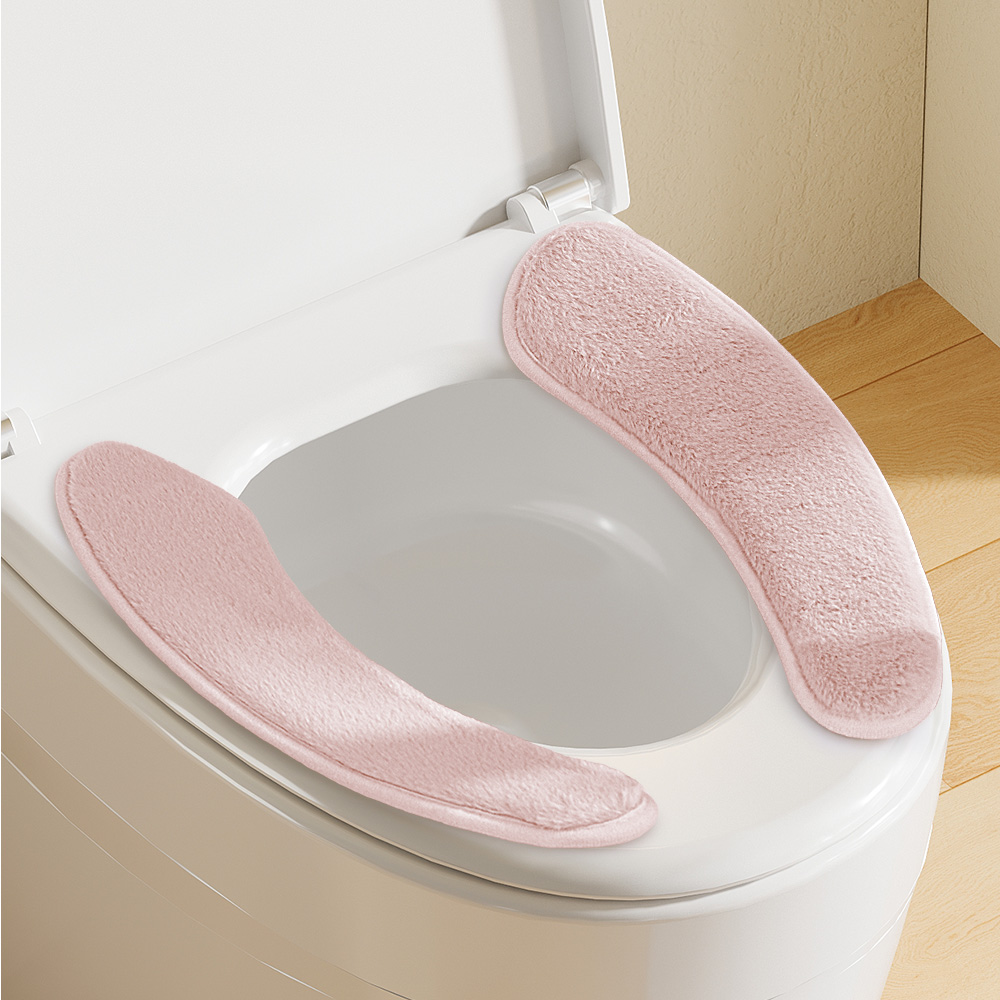 马桶坐垫冬季加厚毛绒可水洗垫子
