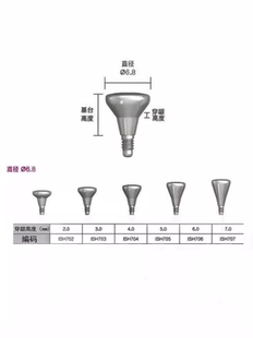 牙科愈合基台 通用奥齿泰登腾百康特 口腔种植体配件愈合帽螺丝