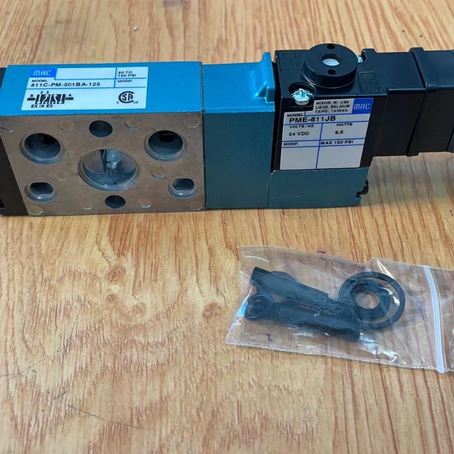美国MAC电磁阀6511B-252-PM-871DA全新原装全国包邮