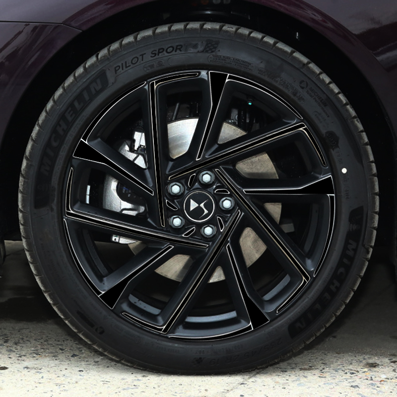 DS9改装轮毂贴纸 19寸专用车轮贴车贴 划痕遮盖装饰个性防水贴膜