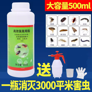 蚊蝇一夏净杀虫剂商用灭蟑螂药家用酒店长效大面积灭蚊子喷雾剂