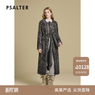 款 显瘦皮草2025冬季 修身 PSALTER诗篇小湖羊真皮皮毛一体长款