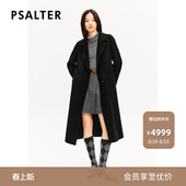 显瘦长款 PSALTER诗篇长款 双面呢大衣外套冬季 100%山羊绒