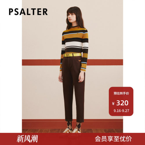 【春夏热卖】PSALTER诗篇冬修身植绒长裤牛仔裤休闲裤