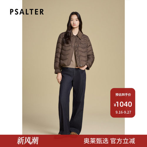【面包服】诗篇专选灯芯绒翻领复古波浪绗缝羽绒服2025冬款