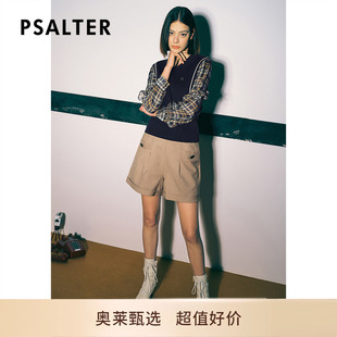 休闲裤 PSALTER诗篇夏宽松简约通勤百搭短裤