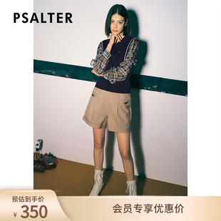 休闲裤 PSALTER诗篇夏宽松简约通勤百搭短裤
