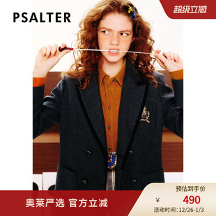PSALTER诗篇冬美式 外套 复古学院风羊毛西装