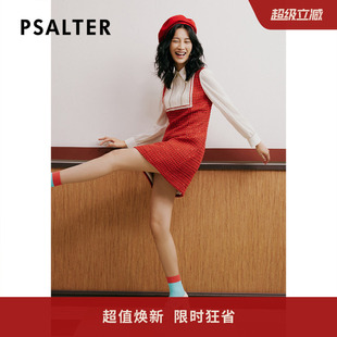 假两件小香风粗花呢连衣裙 PSALTER诗篇春衬衫 新年系列