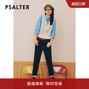 牛仔裤 PSALTER诗篇冬修身 铅笔裤