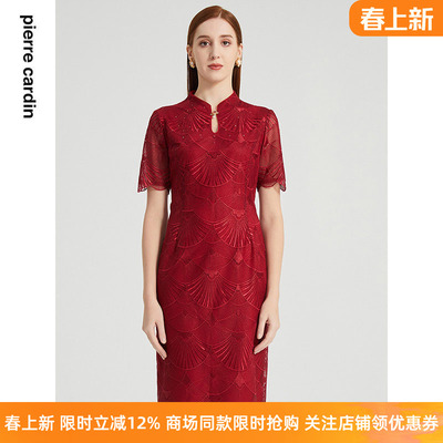 通勤淑女一步裙纯色连衣裙