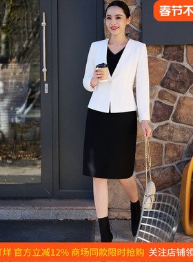 皮尔卡丹女26春黑色百搭无袖V领收腰通勤气质连衣裙P51104D4071B0