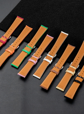 适用苹果手表帆布真皮运动表带applewatch87654代se手表带s8表带