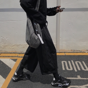 XZ216-K23-F55 S-2XL 中性/情侣/男 19年男士休闲日系灯笼9分裤图片