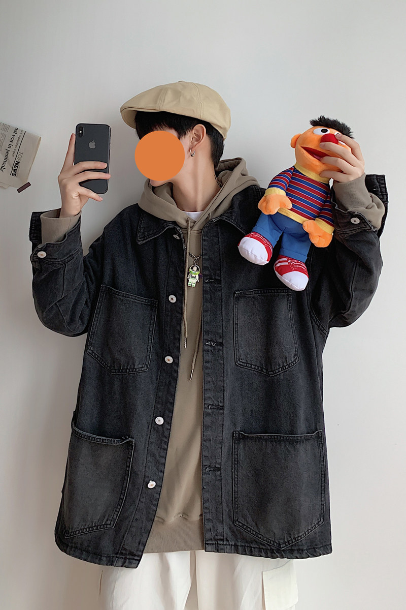 XZ216-JK35-P65S-XL【2024春】新男士休闲情侣牛仔外套夹克,男装夹克,星座716