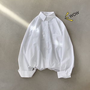 XZ216-C26-P35【2024春】新款男士长袖薄款衬衫衬衣可情侣S-XL 白,男装衬衫,星座716