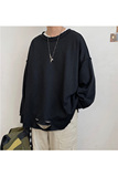 XZ216-WY37-P482024秋冬款卫衣男士休闲圆领破洞卫衣，男装卫衣，星座716