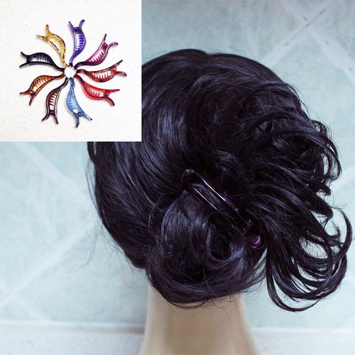 结实AS（饰品）发夹树脂日韩发抓