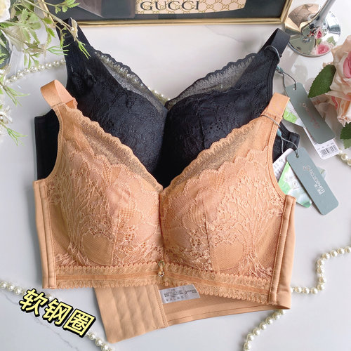 原268第二密码品牌桑蚕丝莫代尔中厚杯文胸软钢圈养护调整型内衣