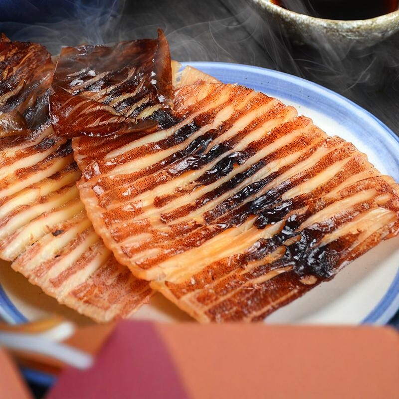 【开水优选】舟山即食鱿鱼丝 现烤手撕鱿鱼片100克*2份包邮