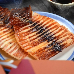 2份 现烤手撕鱿鱼片100克 舟山即食鱿鱼丝 包邮 开水优选