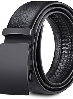 Mens Waist Belt Men Belts Leather Man For Jeans Black Male