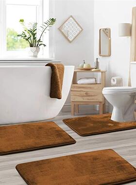 Floor Mat Door Mat Bathroom Carpet Toilet Seat Cover浴室地垫