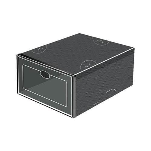 Transparent shoe box, plastic shoe rack type shoe cabinet