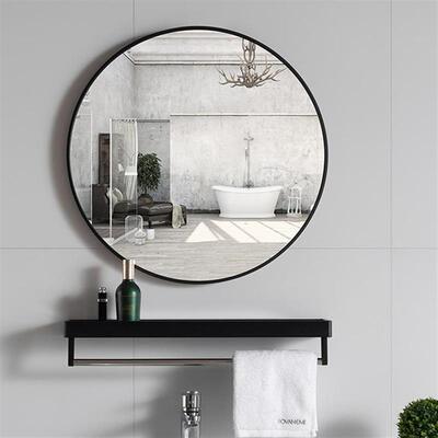 Round Wall Mirror Metal Frame, Bathroom, Circle Mirrors