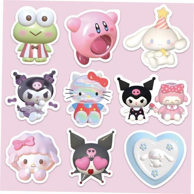 50/100pcs 3D Avatar Sanrio Sticker Cartoon Cute Girl DIY Dec