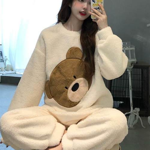 pyjamas pajamas winter pijamas women nightwear sleepwear睡衣