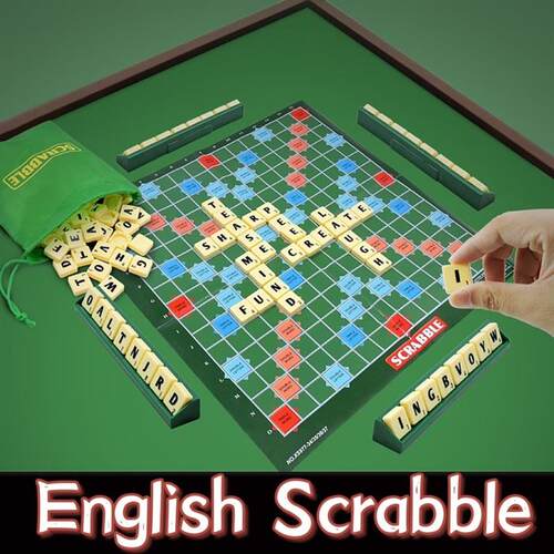 English Scrabble Educational toy Intellectual development