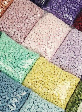 100pcs Retro Octagon Sealing Wax Beads Wax Seal Stamp Beaded