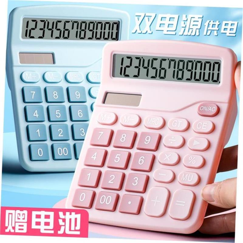 Calculator student accounting with voice money computer