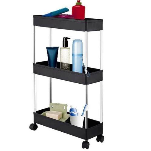 Kitchen Trolley 3Tier Rolling Utility Cart Bathroom Storage