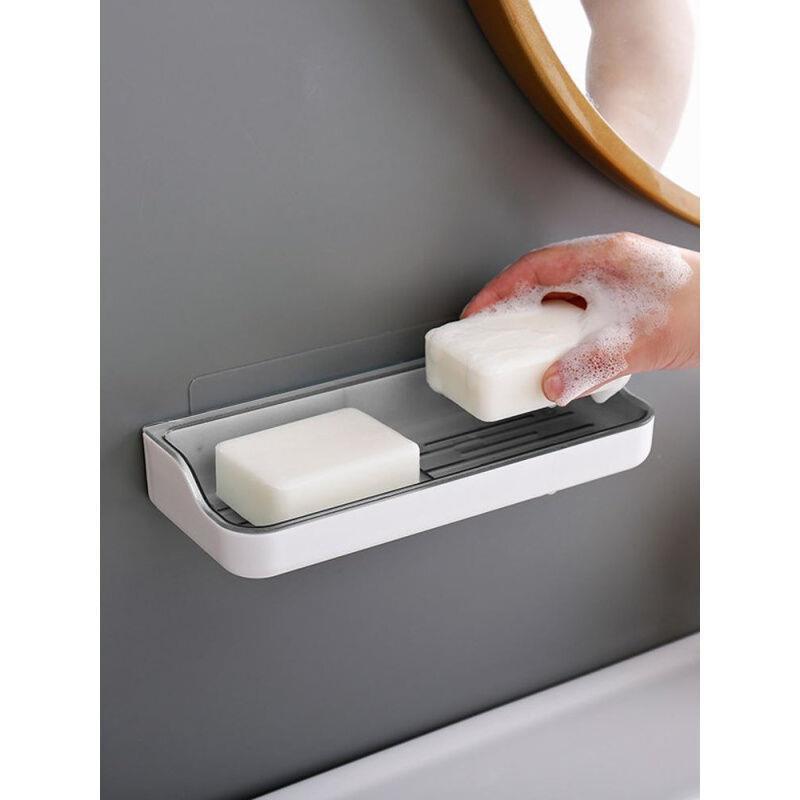 Hanging Soap Dish Rack Bathroom Shower Sponge Soap Holder