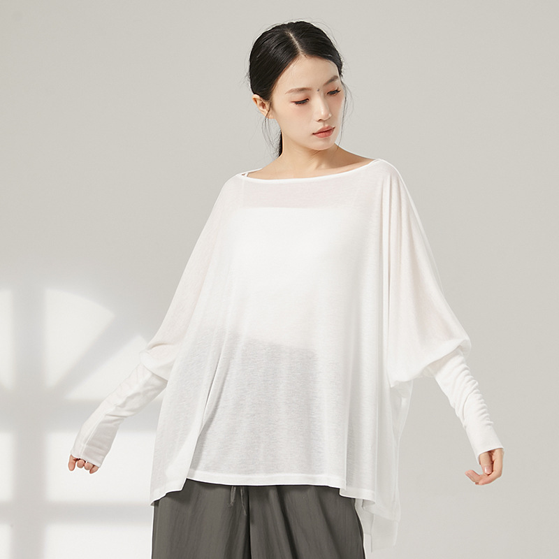 亲爱的仇敌钟倾城万鹏同款舞蹈服女宽松舞蹈长袖上衣艺考生罩衫