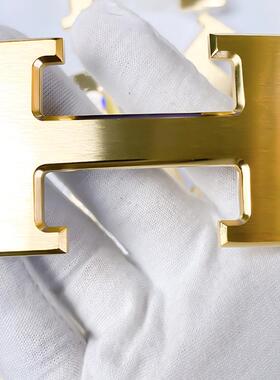 男士纯铜皮带扣头H扣头字母扣头3.8CM腰带配件