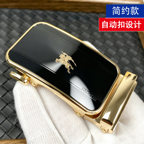 商务轻奢男士自动扣耐磨皮带扣