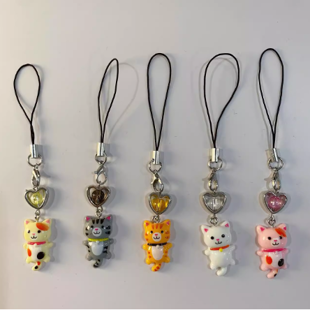 ins风小猫钥匙扣简单萌系二次元卡通动物宠物手机链可爱猫咪挂件M,节庆用品/礼品,钥匙扣,淘宝优惠券,粉丝福利购,淘宝优惠卷